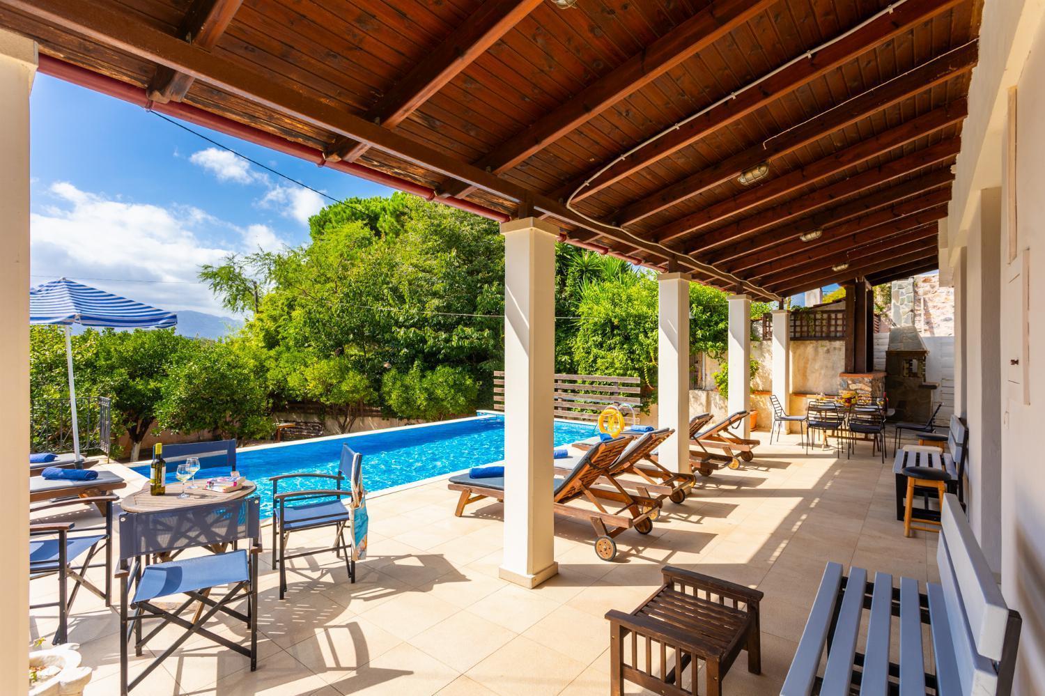 Kefalas Villa Maro Large Private Pool Ac Wifi מראה חיצוני תמונה
